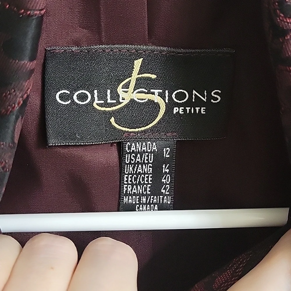 Vintage Metallic Acetate Brocade Floral Paisley Chunky Sequin Button Jacket - Picture 2 of 9